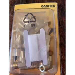 Gasher Brass 1/4" NPT Male To Male Connector Fittings For Air Compressor & Pneum